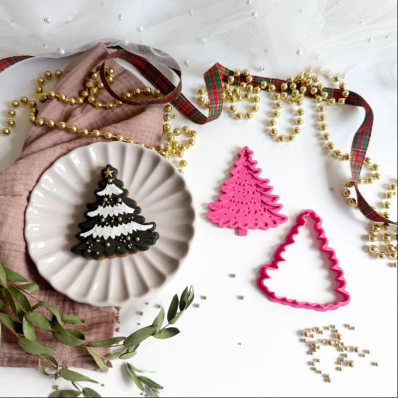 Tampon & cutters à biscuits 3D Arbre de Noël 3D- Lissie Lou
