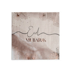 Serviettes Laya rose gold x16