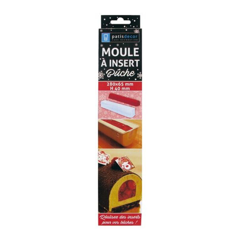 Moule à insert pour bûche PVC