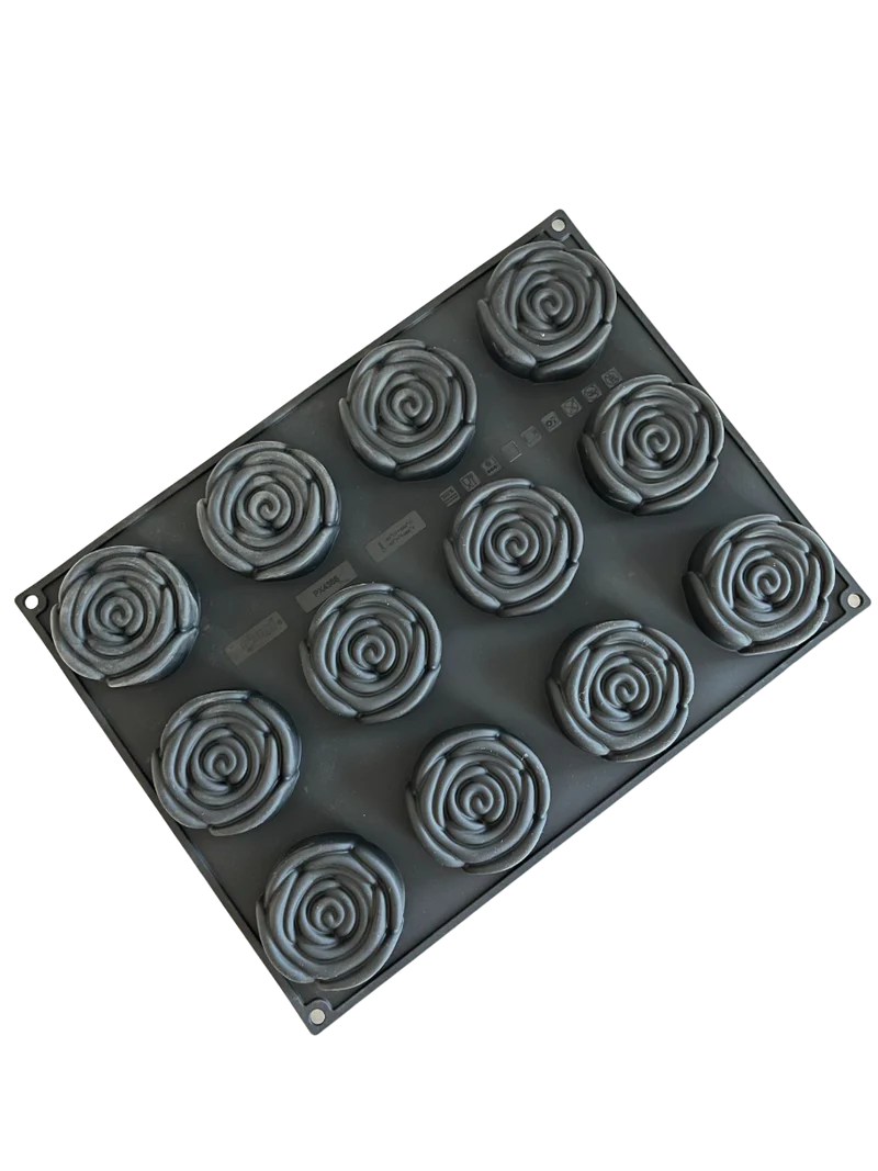 Moule Pavoflex Ø 78 x 26H mm(x12)  La vie en rose by Cédric Grolet  - Pavoni