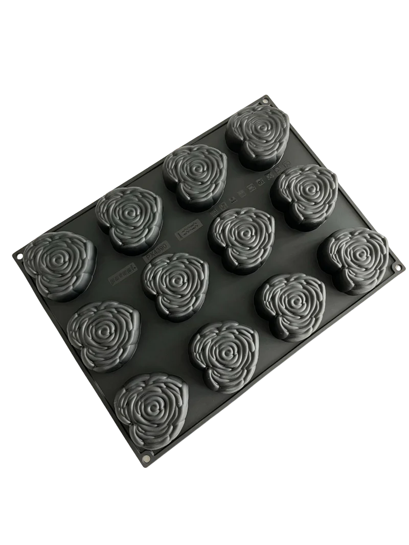 Moule Pavoflex 8 cm x H 3,3 cm (x12) Je t'aime by Cédric Grolet  - Pavoni