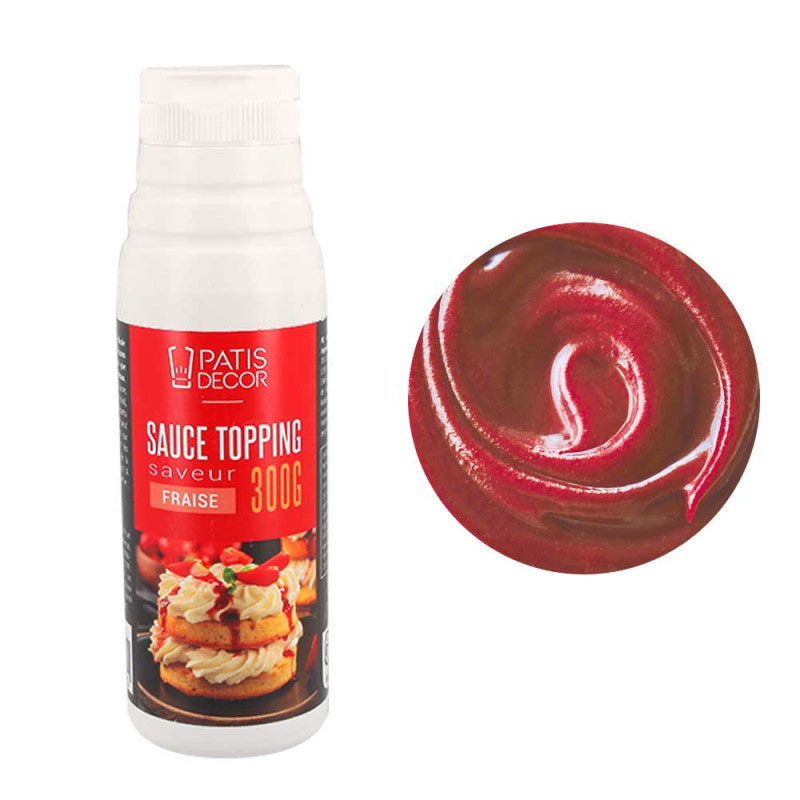 Sauce topping saveur fraise  300g