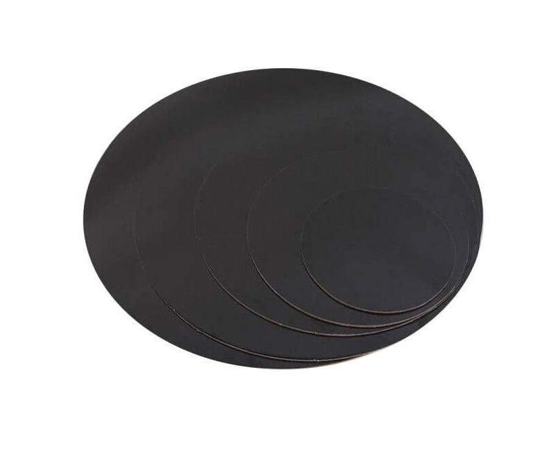 Set Cake Card 10,15,20,25,30 cm Or/Noir 2 mm