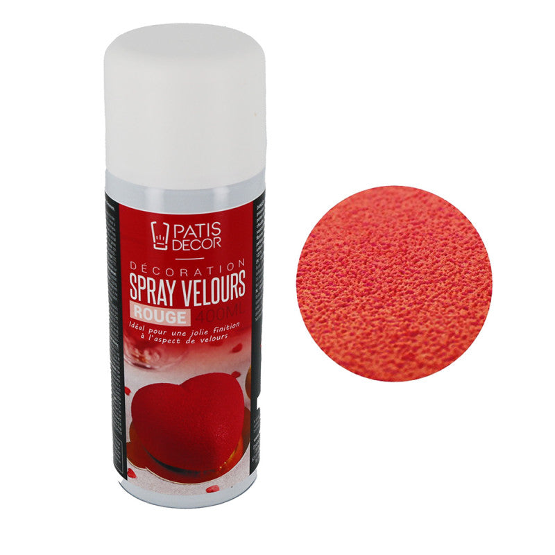 Spray velours à base d'huile végétale Rouge - 400 mL
